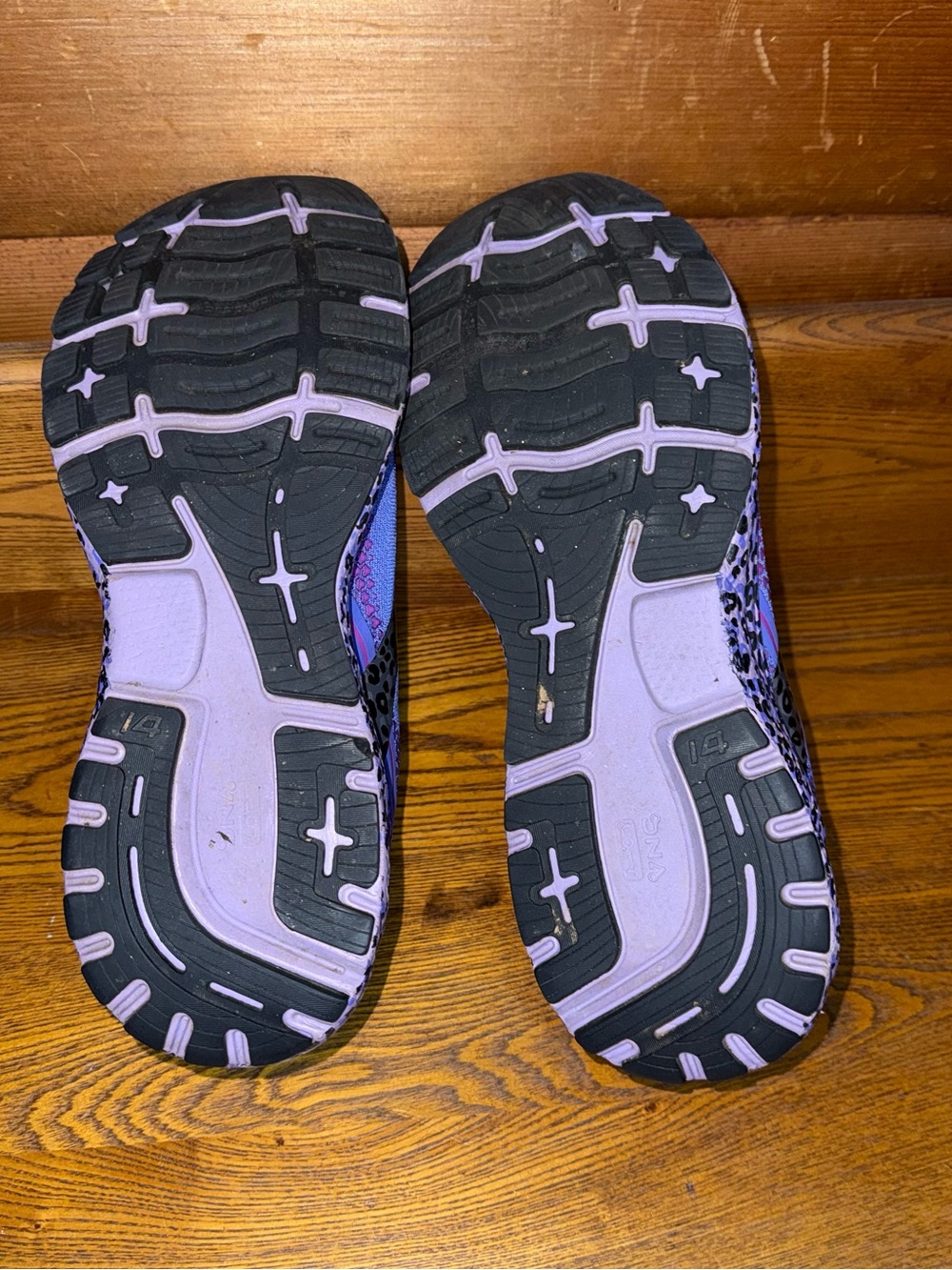 Brooks Ghost 14Women’s Running Shoes - Purple with Black Leopard Midsole S 11.5 - Picture 6 of 11